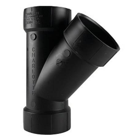 Charlotte Pipe And Foundry Charlotte Pipe 1-1/2 in. Hub X 1-1/2 in. D Hub ABS Wye ABS006000600